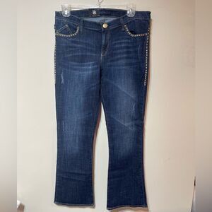 Rock & Republic Kasandra Boot Cut Jean Size 16 M NWT